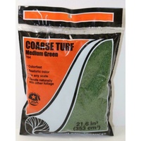 Woodland Scenics T64 Coarse Turf Med Green 24 - 162 0064