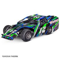 Traxxas 1/10 Slash Modified 2WD Electric Brushless RTR RC Dirt Oval Racer - GREEN