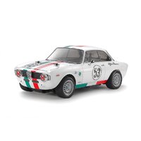 Tamiya 1/10 MB-01 Alfa Romeo Giulia Sprint 2WD Electric RC Rally Car Kit - White