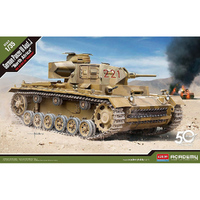 Academy 1/35 German Panzer III Ausf.J "North Africa" Plastic Model Kit [13531]