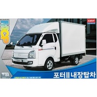 Academy 1/24 Hyundai Porter II Box Truck Plastic Model Kit