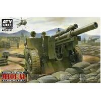 AFV Club 1/35 U.S. WWII Late Version 105mm Howitzer M2A1 & Carriage M2A2 Plastic Model Kit [AF35182]