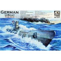 AFV Club 1/350 German U-Boat Type VII D Minenleger Plastic Model Kit [SE73505]