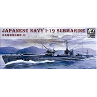 AFV Club 1/350 Japanese Navy I-19 Submarine Plastic Model Kit [SE73506]