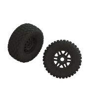 Arrma Boots Fortress LP Tire Set, Mojave 4S