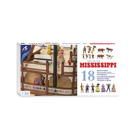 Artesania Set of 20 Metal Figurines and Animals For Mississippi Metal Accessory [20515F]