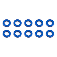 Ballstud Washers, 5.5x3.0x1.0 mm, blue aluminum