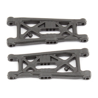 RC10B6 FT Front Suspension Arms, flat, carbon