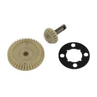 RC10B74.2 FT Ring and Pinion Gear Set, molded