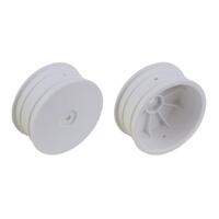 4WD Front Wheels, 2.2", 12mm hex, +1.5mm, white