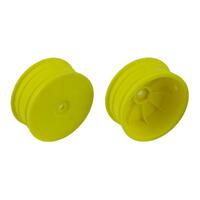 4WD Front Wheels, 2.2", 12mm hex, +1.5mm, yellow