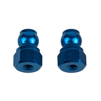 RC10B7 Shock Bushings, 8mm, blue aluminum