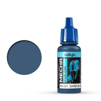 Vallejo Mecha Colour Dark Blue 17ml Acrylic Airbrush Paint [69021]