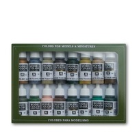 Vallejo Model Colour: German Camouflage WWII (16 Colours) Acrylic Paint Set