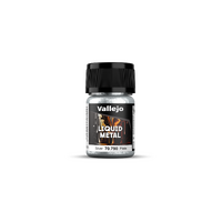 Vallejo Liquid Gold Silver - 35 ml Alcohol-based Metallic Paint