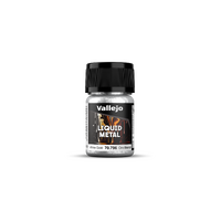 Vallejo Liquid Gold White Gold - 35 ml Alcohol-based Metallic Paint