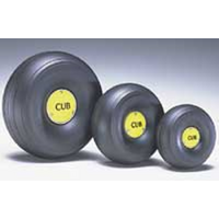 DUBRO 338TLC 1/5 SCALE TRED LGHT J3 WHEELS  (1 PAIR PER CARD)