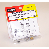 DUBRO 718 REBUILD KIT #334 FUEL VALVE GLO (1 PC PER PACK)