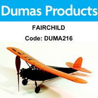 DUMAS 216 FAIRCHILD WALNUT SCALE 17.5 INCH WINGSPAN RUBBER POWERED