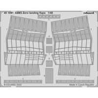 Eduard 1/48 A6M3 Zero landing flaps Photo etched set [481091]