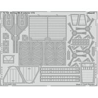 Eduard 1/72 Stirling Mk. III exterior Photo etched parts [72722]