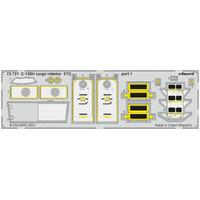 Eduard 1/72 C-130H cargo interior Photo etched parts