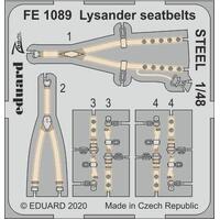 Eduard 1/48 Lysander seatbelts STEEL Photo etched parts