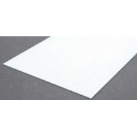 Evergreen White Polystyrene Sheet 0.125 x 12 x 24" / 3.2mm x 30cm x 61cm (2)