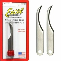 Excel K7 Concave Edge Blade - Pkg Of 2 - Ex 20104