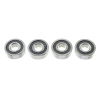 G-Force 0500-008 Chrome Ball Bearing - ABEC 3 - Rubber Shielded - 5X13X4 - 695-2RS (4)