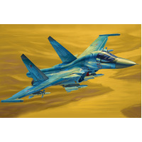 HobbyBoss 1/48 Russian Su-34 Fullback Fighter-Bomber Plastic Model Kit [81756]