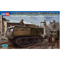 HobbyBoss 1/35 M4 High Speed Tractor(155mm/8-in./240mm) Plastic Model Kit [82408]