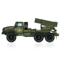 HobbyBoss 1/72 Russian BM-21 Grad Multiple Rocket Launcher Plastic Model Kit [82931]