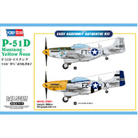 HobbyBoss 1/48 P-51D Mustang - Yellow Nose Plastic Model Kit [85808]