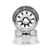 HPI TR-10 Wheel Chrome (120X65mm/-10mm Offset) [104977]