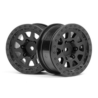 HPI CR-10 Wheel 1.9 (Black/2pcs) [116840]