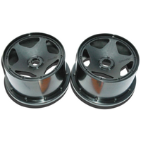 HPI Super Star Wheel Black (120 X 75mm/2Pcs) [3226]