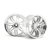 HPI LP29 Wheel Rays Volkracing RE30 Chrome (2Pcs) [3340]