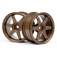 HPI TE37 Wheel 26mm Bronze (3mm Offset) [3843]