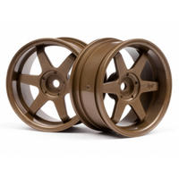 HPI TE37 Wheel 26mm Bronze (6mm Offset) [3848]