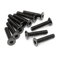 HPI Flat Head Screw M3x15mm (Hex Socket/10pcs) [Z085]