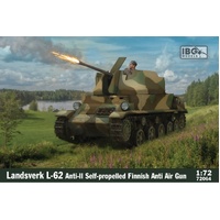 IBG 1/72 Lndsverk L-62 Finnish Anti Air Gun Plastic Model Kit