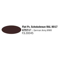 Italeri 4797Ap Flat Panzer Dark Brown Ral 8017 20Ml Acrylic Paint - Itp-04797Ap