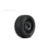 Jetko 1/10 Rally AVANTGARDE Tyres (Claw Rim/Black/Super Soft) (4pcs) [3201CBSSG]