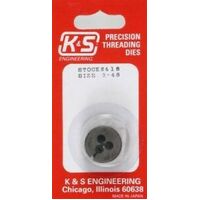 K&S 418 3-48 THREADING DIE (1 PIECE)