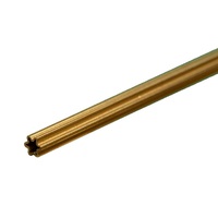 K&S 5088 SMALL BRASS STAR  (1 PIECE)