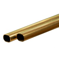 K&S 5094 SM. BRASS OVAL TUBE (1 PIECE)