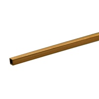 K&S 8151 SQUARE BRASS TUBE .014 WALL (12IN LENGTHS) 1/8IN (1 TUBE PER CARD)