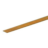 K&S 8230 BRASS STRIPS (12IN LENGTHS) .016 X 1/4IN (1 STRIP PER CARD)