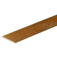 K&S 8233 BRASS STRIPS (12IN LENGTHS) .016 X 3/4IN (1 STRIP PER CARD)